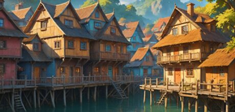 Discover floating villages thriving in isolation