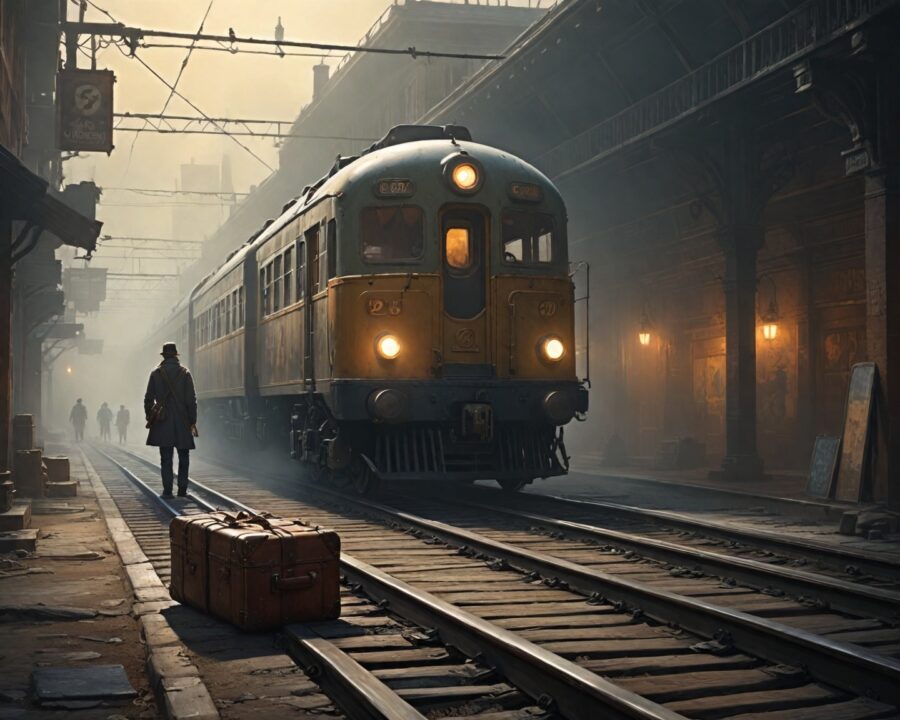 Uncover train journeys through ghost stations