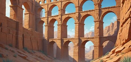 Ancient water management systems that thrived in deserts