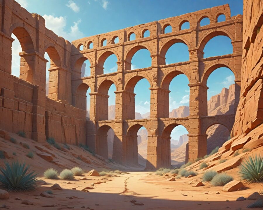 Ancient water management systems that thrived in deserts