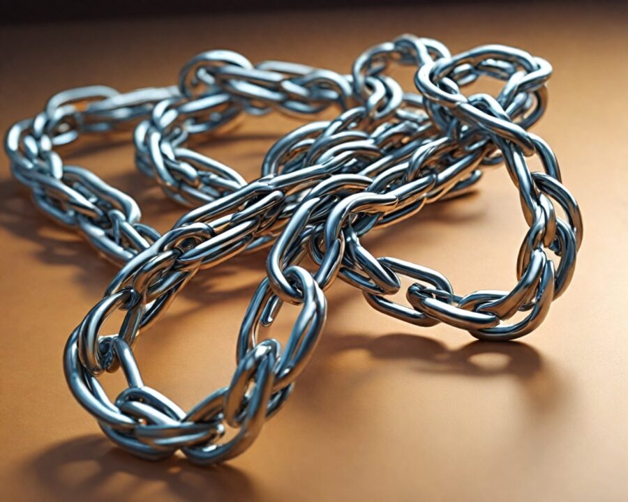 How paperclip chains can withstand surprising force