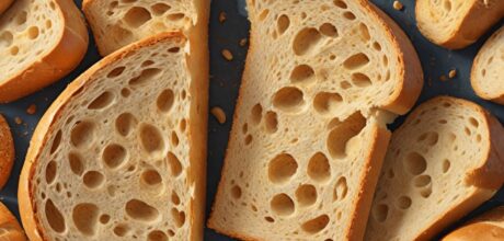 How bread crusts differ molecularly from the center