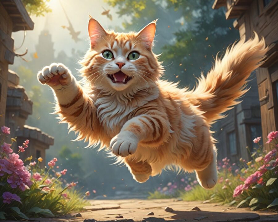 The strange physics behind why cats land on their feet