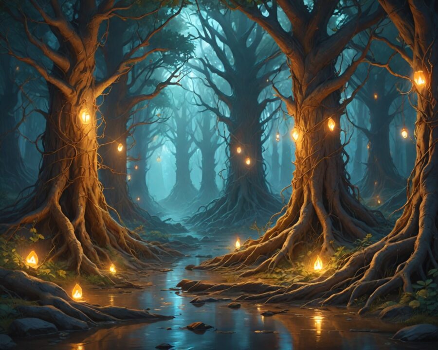 How trees communicate underground through wood wide webs