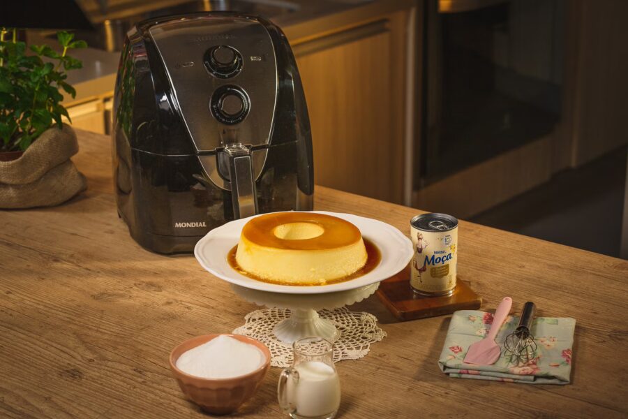 Prepare um Delicioso Pudim Cremoso na Airfryer em Poucos Minutos