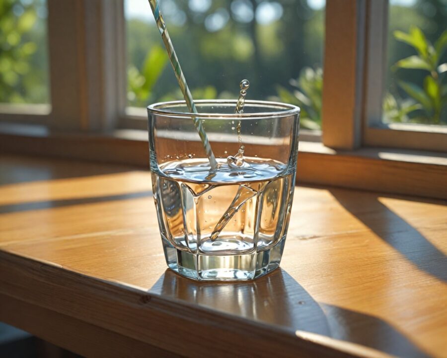How refraction works in a glass of water explained